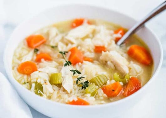 chicken and rice soup