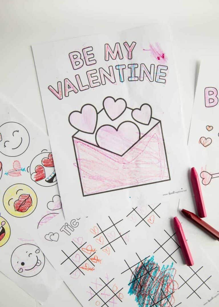 FREE Valentine Coloring Pages for Kids - I Heart Naptime