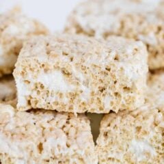 stacked rice krispie treats