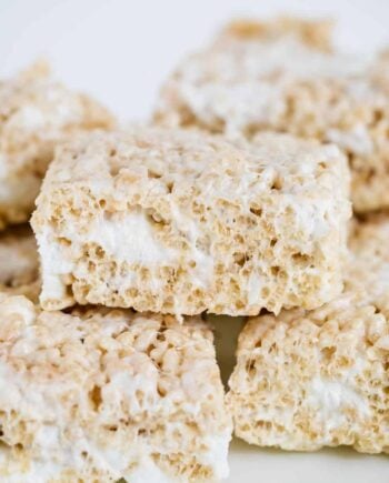 stacked rice krispie treats