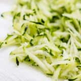 shredded zucchini