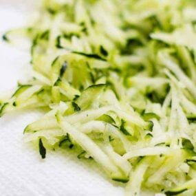 shredded zucchini