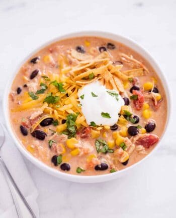 slow cooker chicken enchilada soup