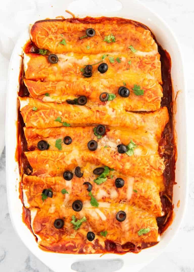 EASY Ground Beef Enchiladas - I Heart Naptime