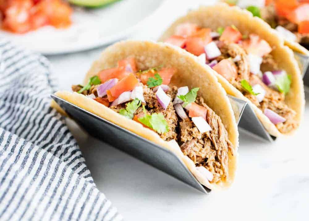 Crockpot beef tacos.