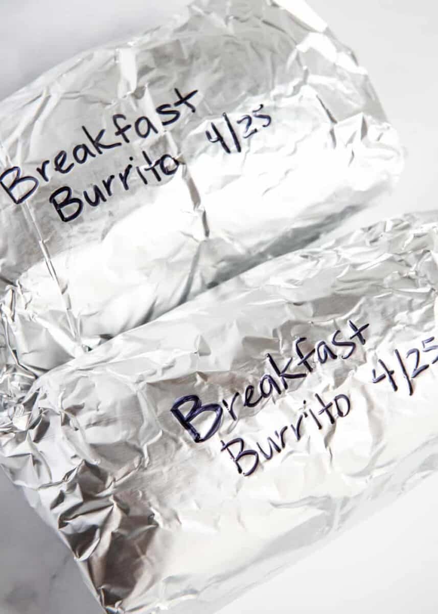 freezer breakfast burritos