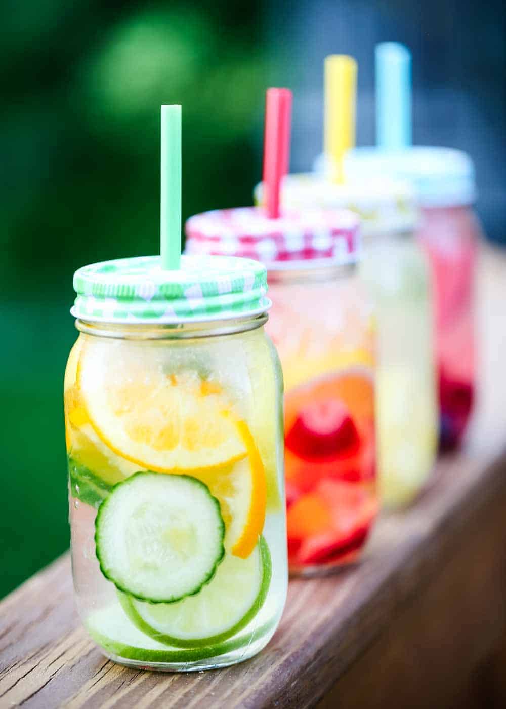 fruit infused water recipes