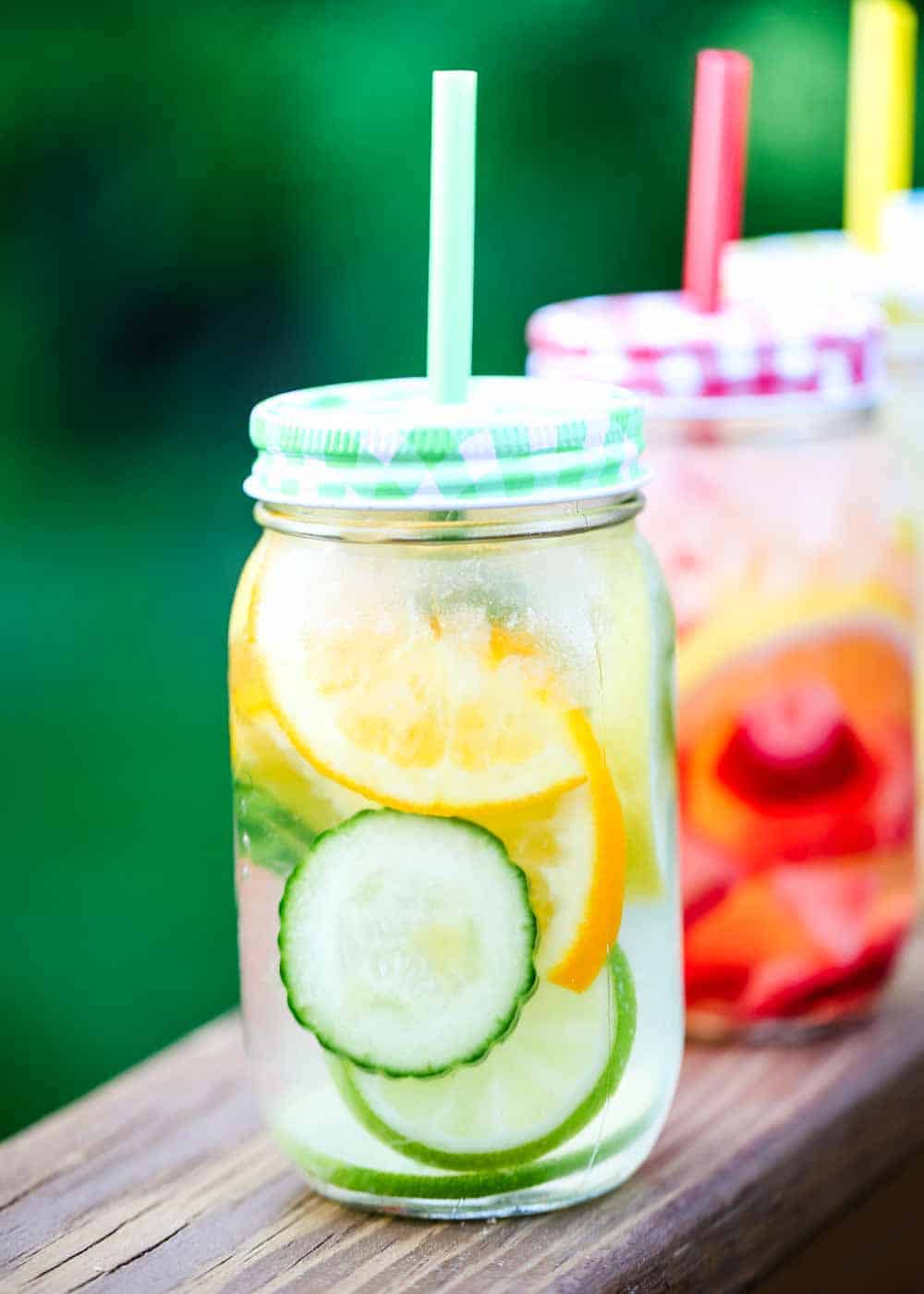 fruit infused water