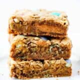 peanut butter blondies
