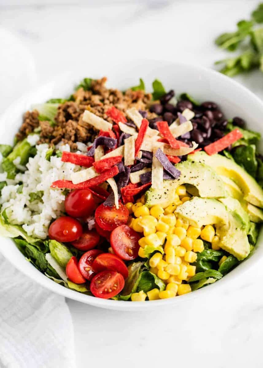 Mini Taco Salad Easy taco salad recipe (just 15 minutes!)
