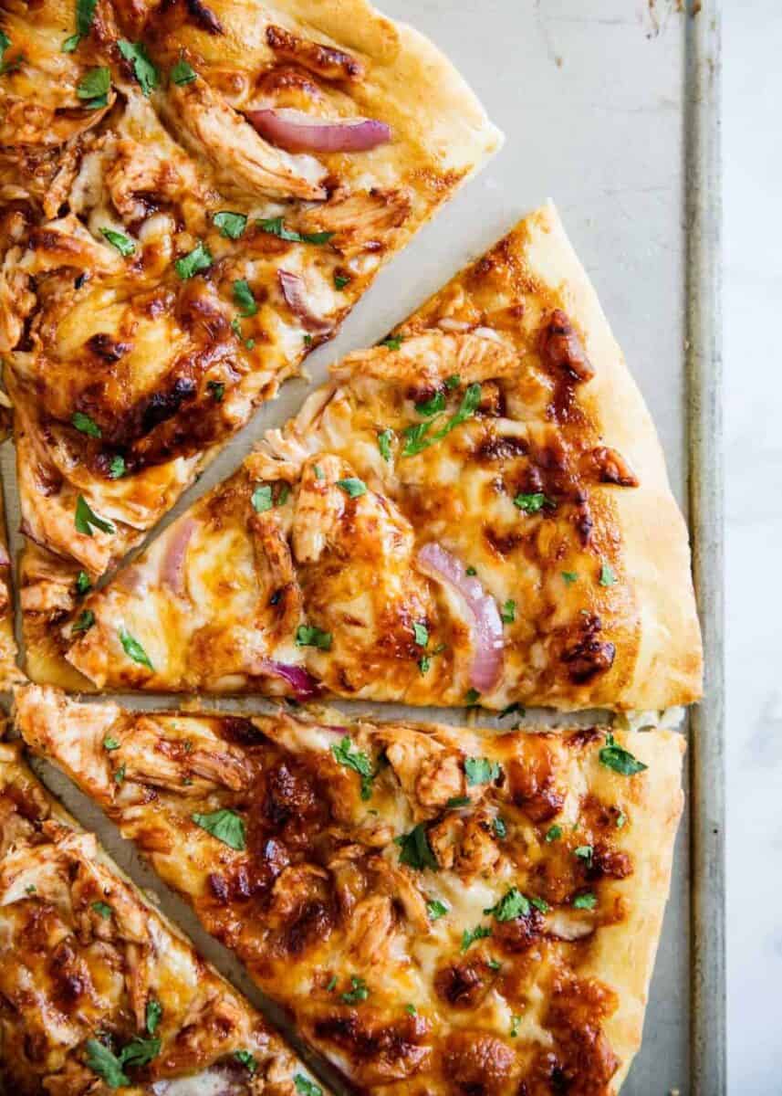 EASY BBQ Chicken Pizza Recipe I Heart Naptime
