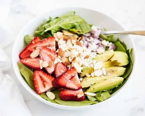 spinach and strawberry salad