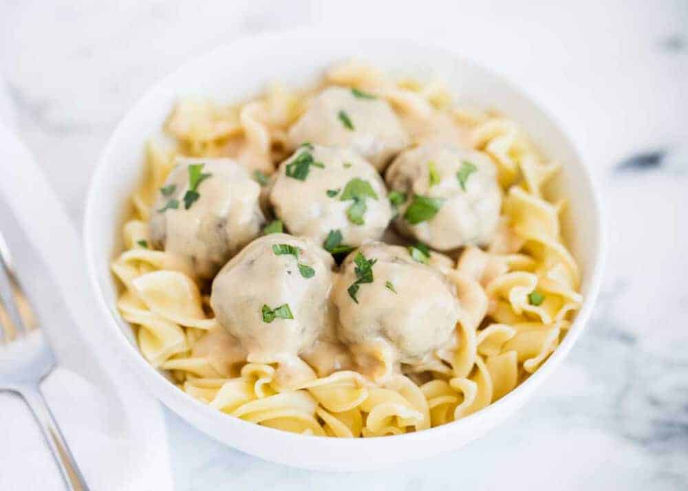 Swedish meatball recipe.