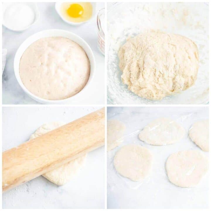 step by step process of making fry bread