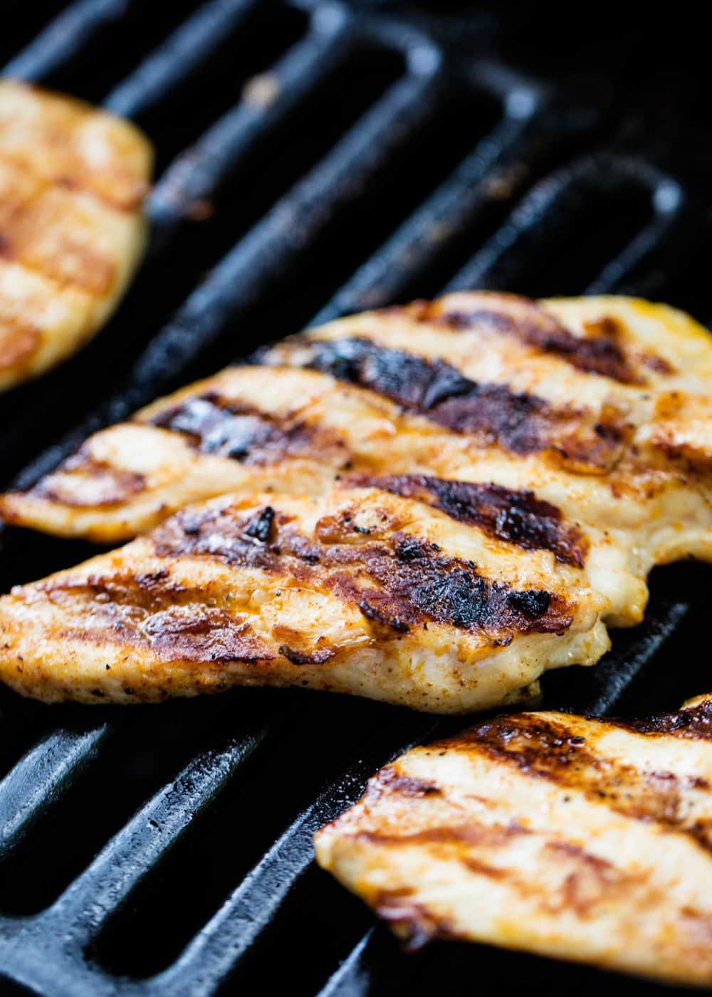 Grilled chicken on the bbq.