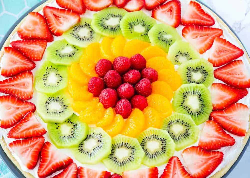 Sugar Cookie Fruit Pizza