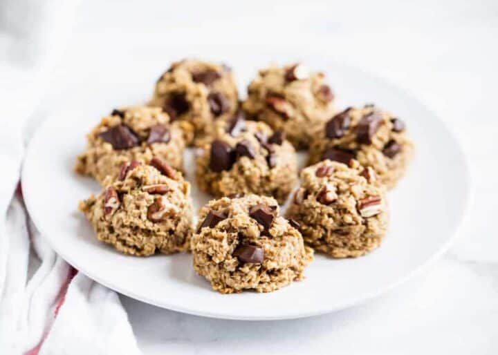 Healthy Oatmeal Chocolate Chip Cookies (3 ingredients!) I Heart Naptime