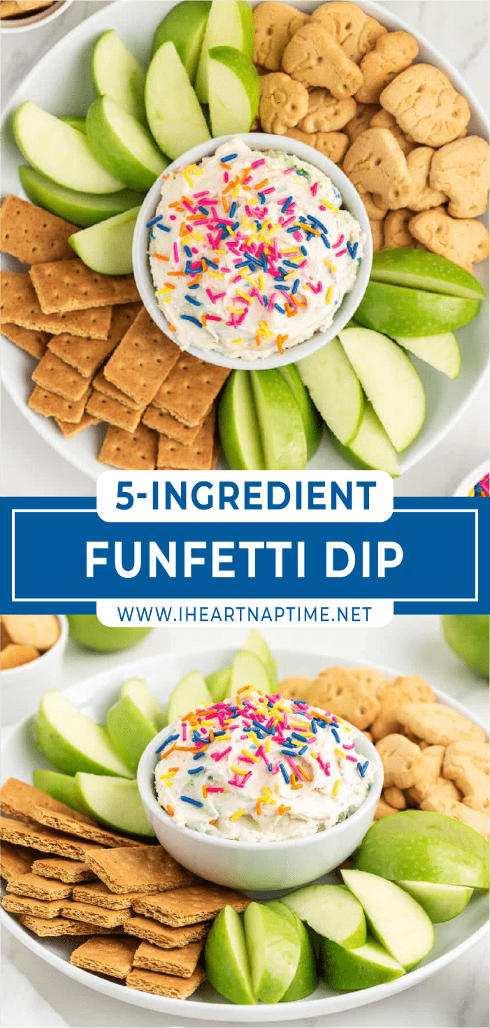 Easy Funfetti Dip (only 5 ingredients) I Heart Naptime