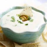 bowl of queso blanco