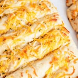 cheesy garlic bread slices