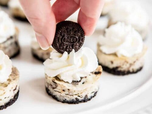 Mini Cookies And Cream Cheesecake Bites I Heart Naptime