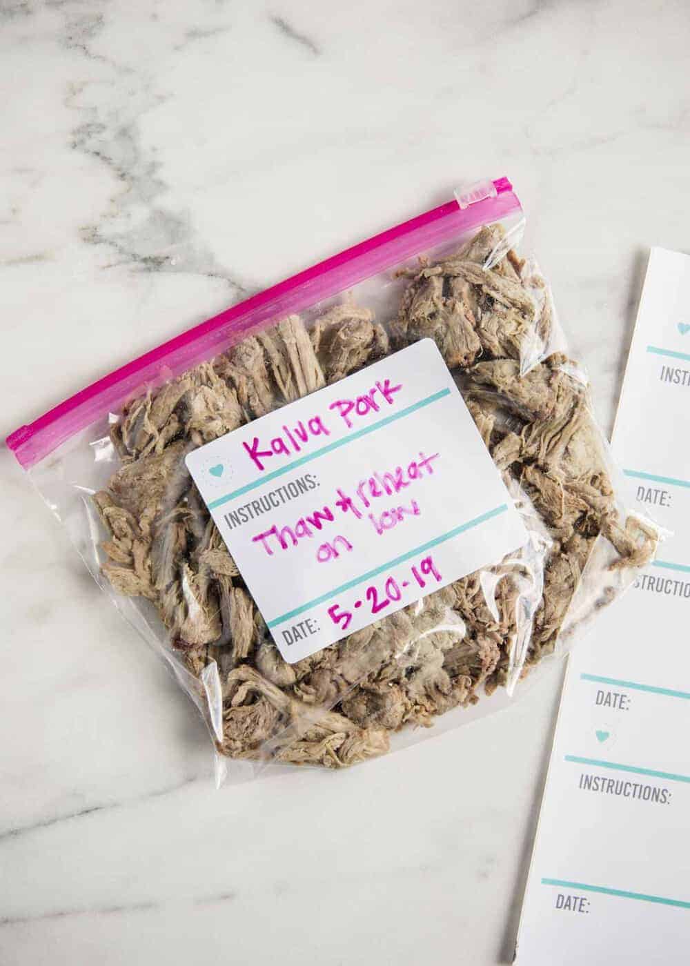 50+ Easy Freezer Meals (+ FREE Printable Labels) I Heart Naptime
