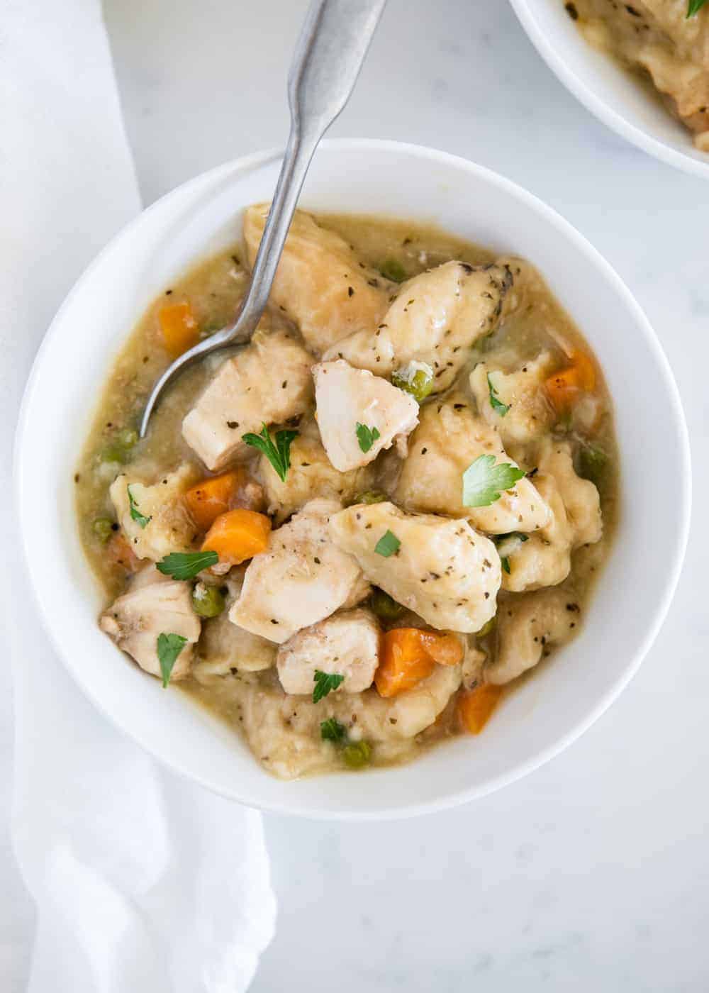 Instant Pot Chicken and Dumplings Recipe - Pinch of Yum