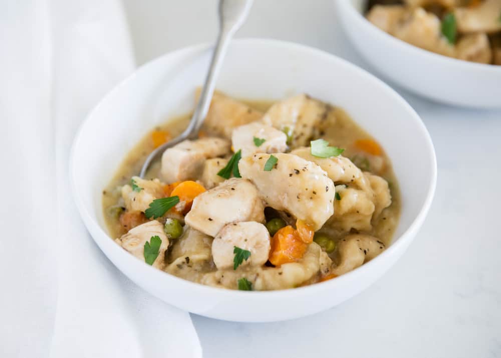 Instant Pot Chicken and Dumplings Recipe - Pinch of Yum