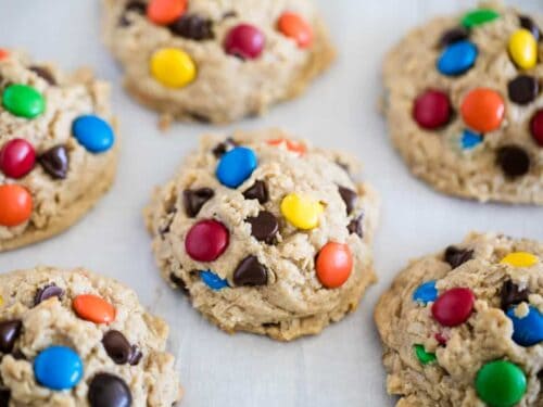 Soft and Chewy Monster Cookies - I Heart Naptime