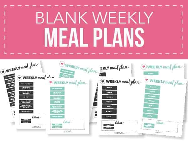 Featured image of post Editable Meal Planner Template Free Weekly menu planner by fab n free