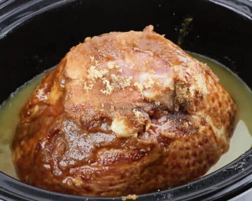 ham in slow cooker with juice
