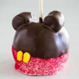 Homemade Mickey apple