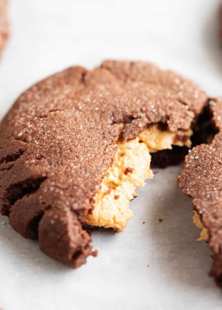 Peanut Butter Stuffed Chocolate Cookies I Heart Naptime