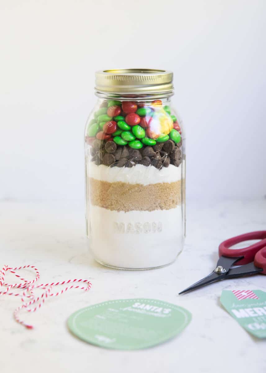 cookie mix in jar