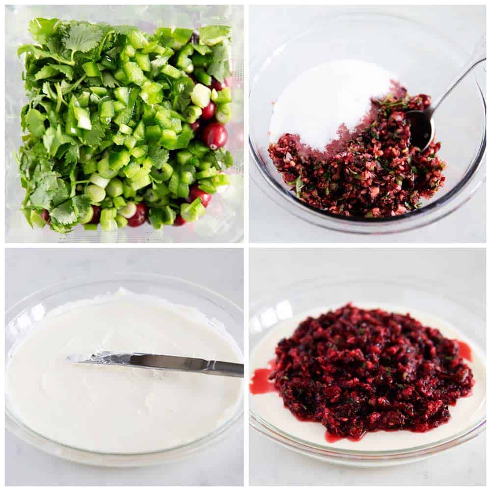 How to make cranberry salsa.