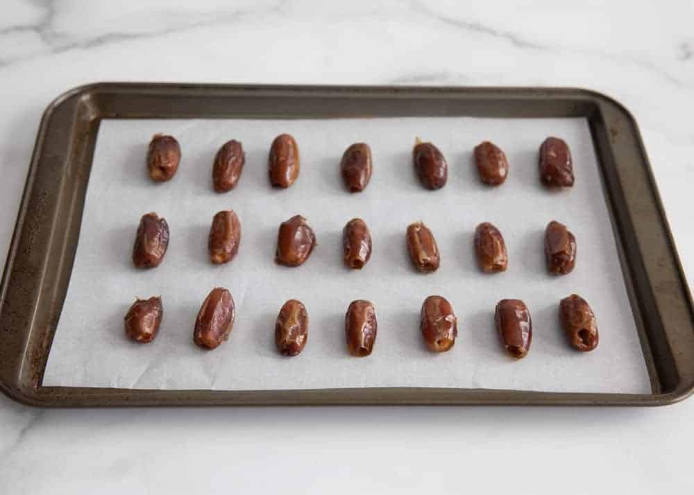 Pan of dates.