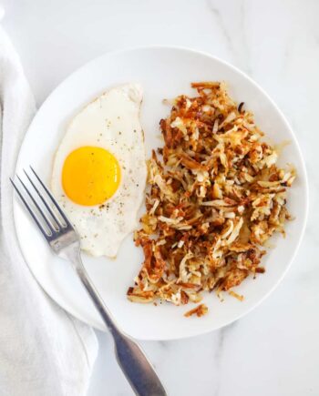 hash browns with egg