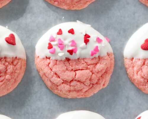3 Ingredient Strawberry Cake Mix Cookies I Heart Naptime