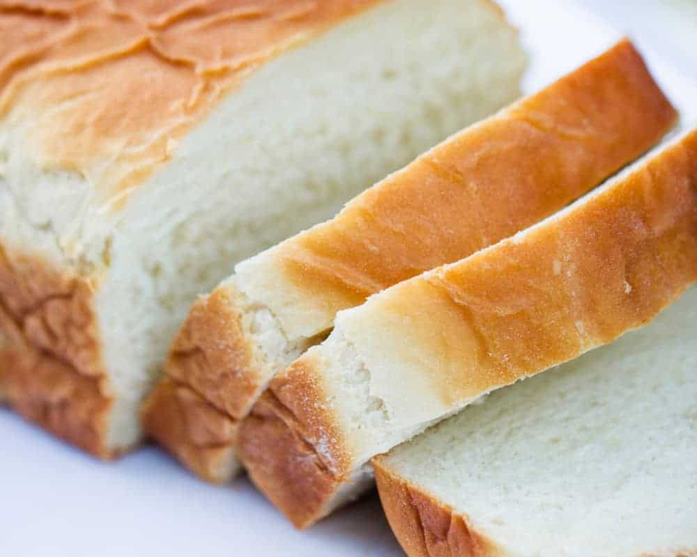 sliced homemade bread 