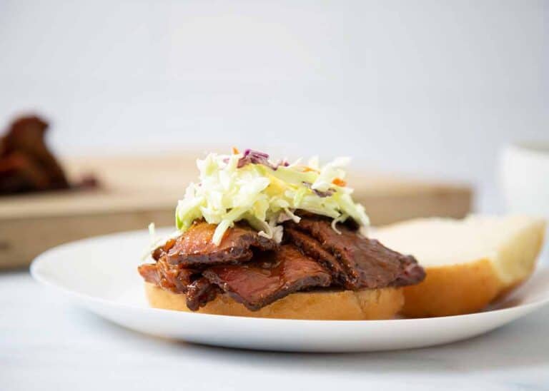 Slow Cooker BBQ Brisket Sandwiches I Heart Naptime