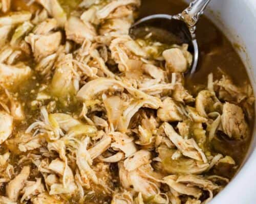 Salsa Verde Chicken (Crockpot or Instant Pot) - I Heart Naptime