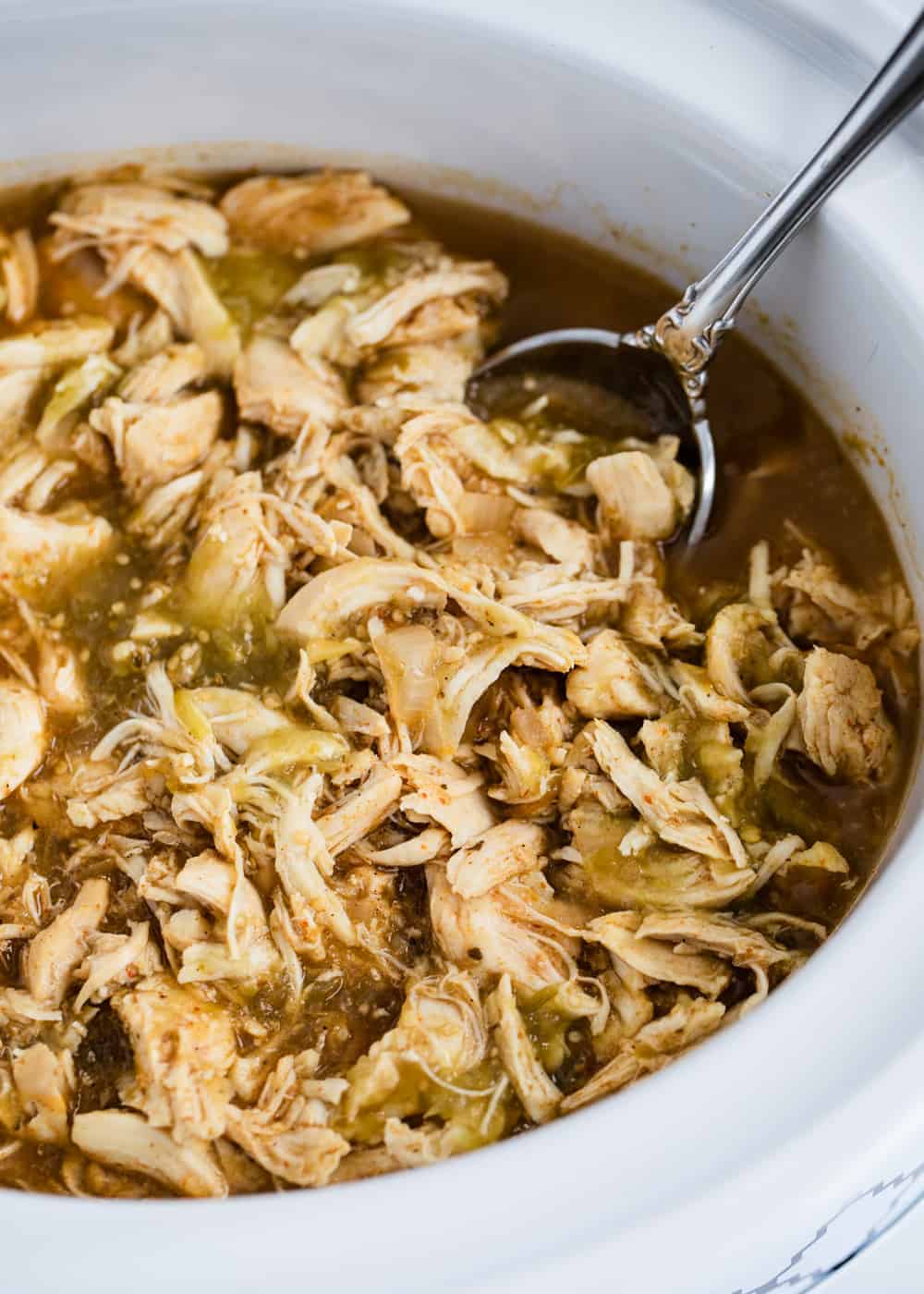 Salsa verde chicken.