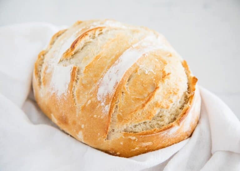 3 Ingredient Artisan Bread (no knead!) I Heart Naptime