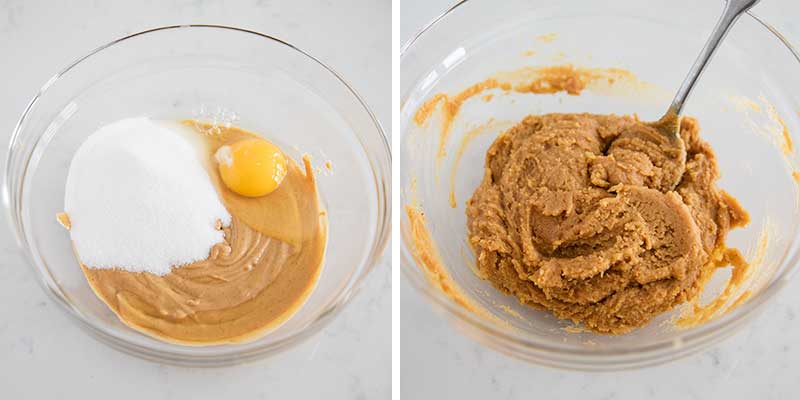 How to make 3 ingredient peanut butter cookies.
