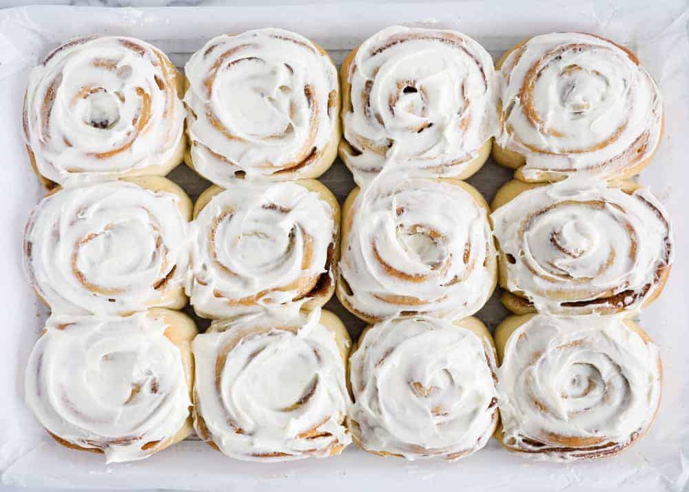 Overnight cinnamon rolls.