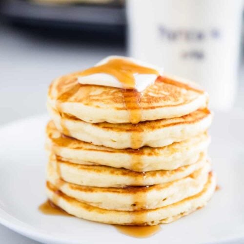 Making pancake mix sales