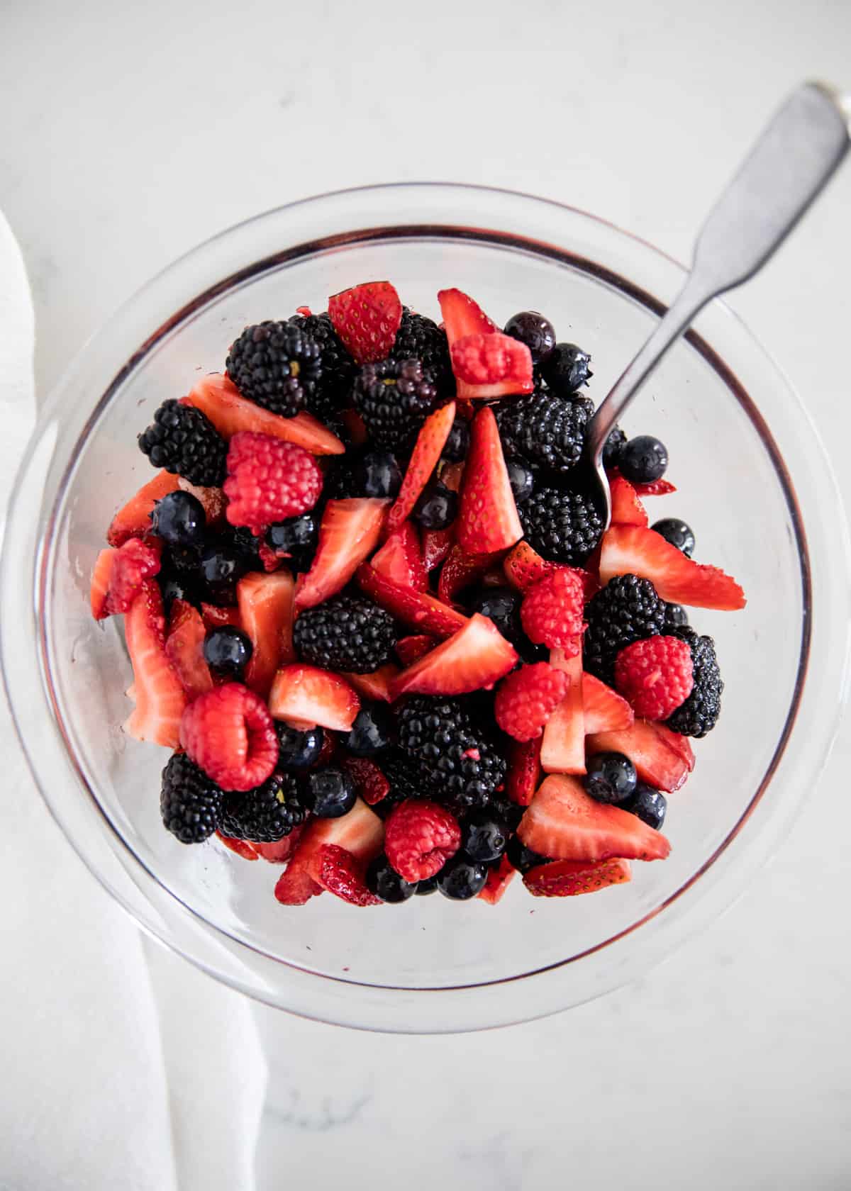 Berry fruit salad.