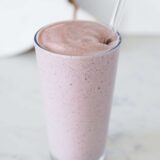 protein smoothie in glass