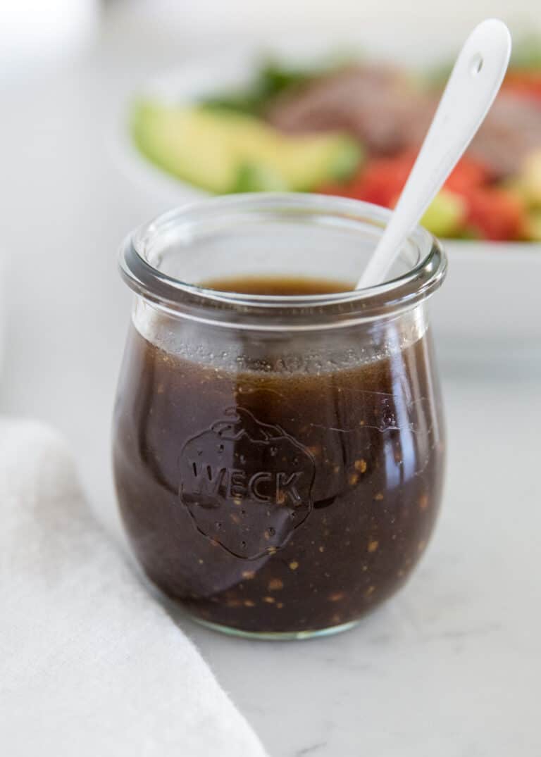 EASY Balsamic Dressing (5 ingredients!) I Heart Naptime
