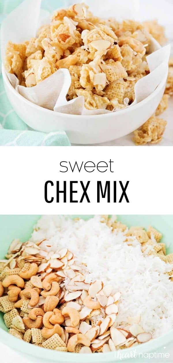 Coconut Sweet Chex Mix Recipe - I Heart Naptime